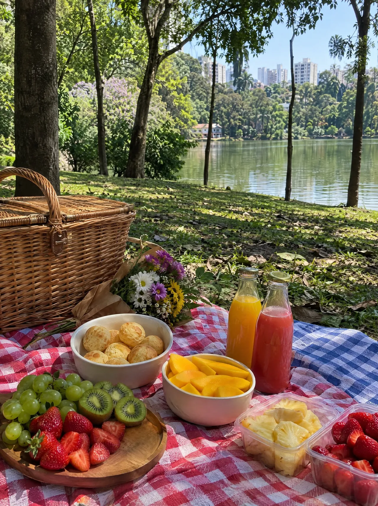 Piquenique de primavera no Parque da Aclimação