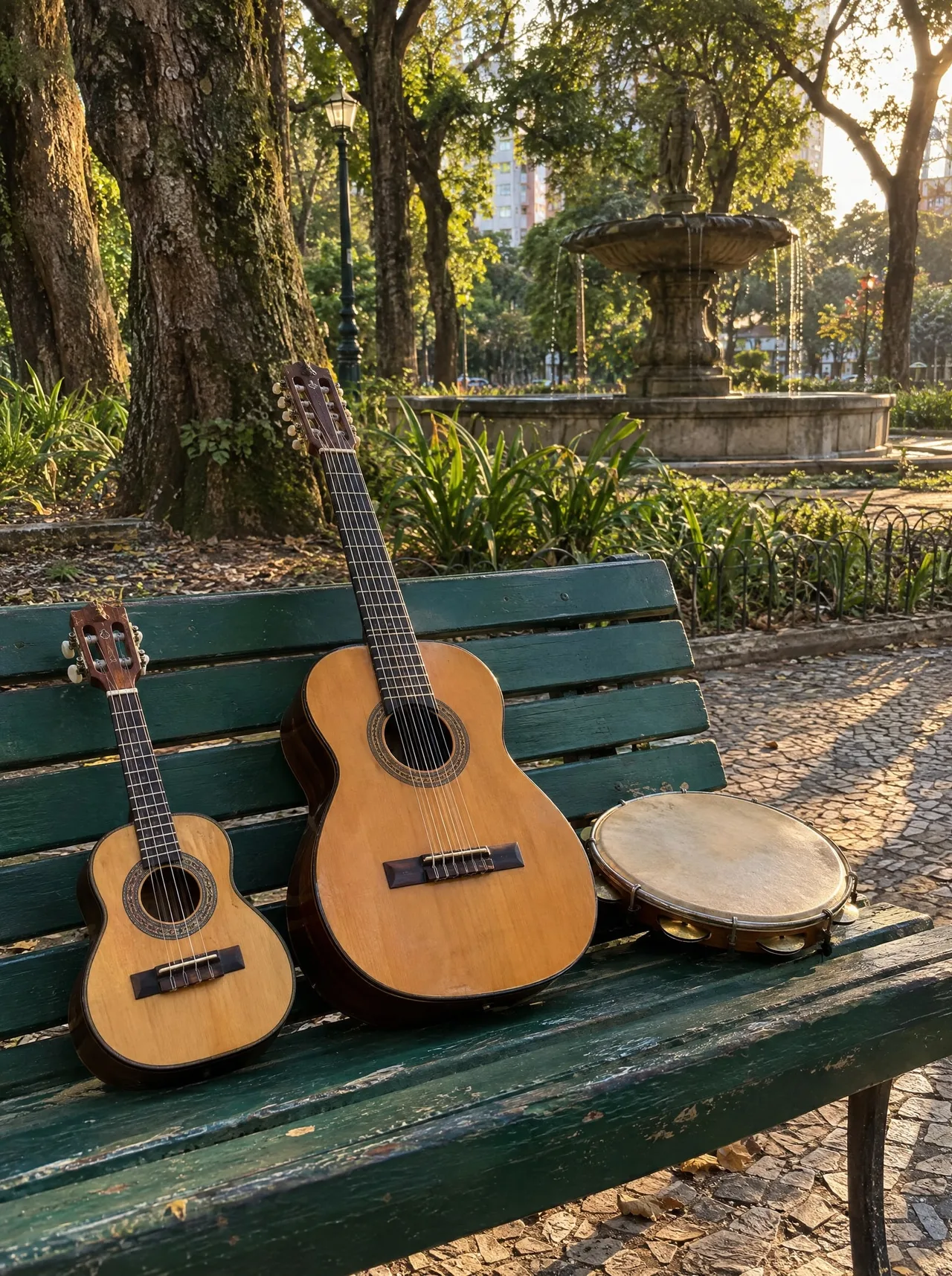 Roda de choro na Praça Buenos Aires