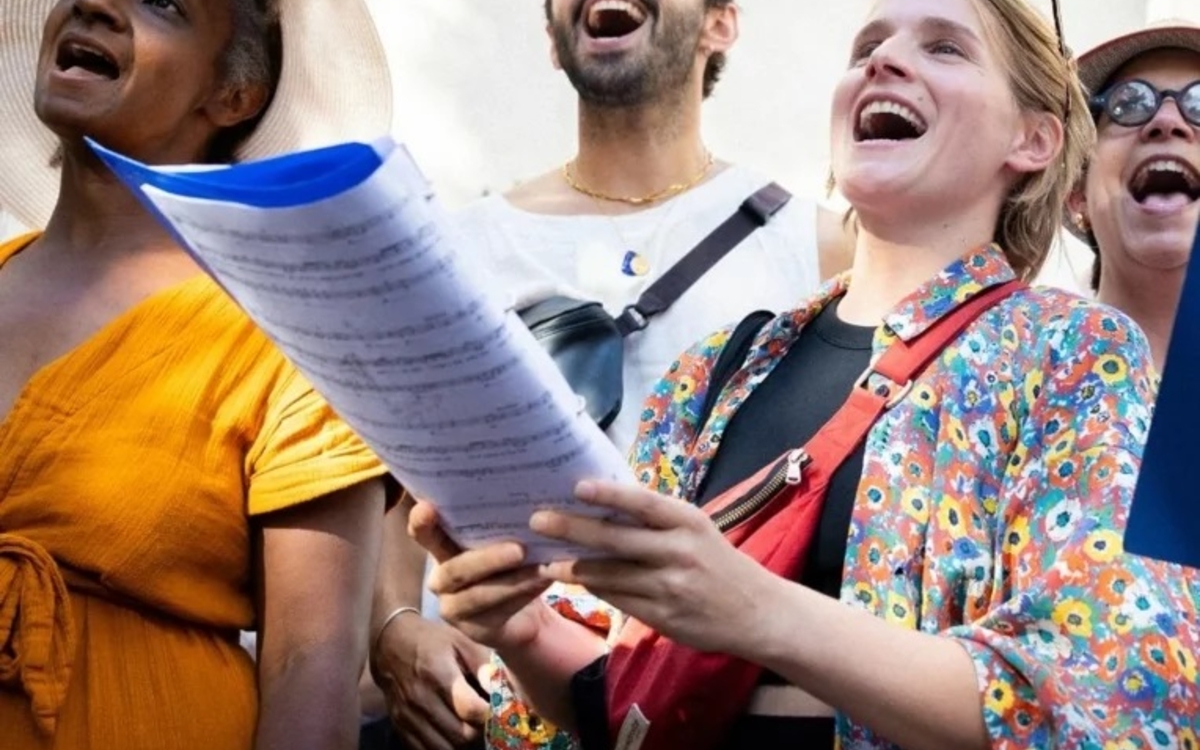 Fête de la musique à l'Hôtel de la Marine : chorale participative